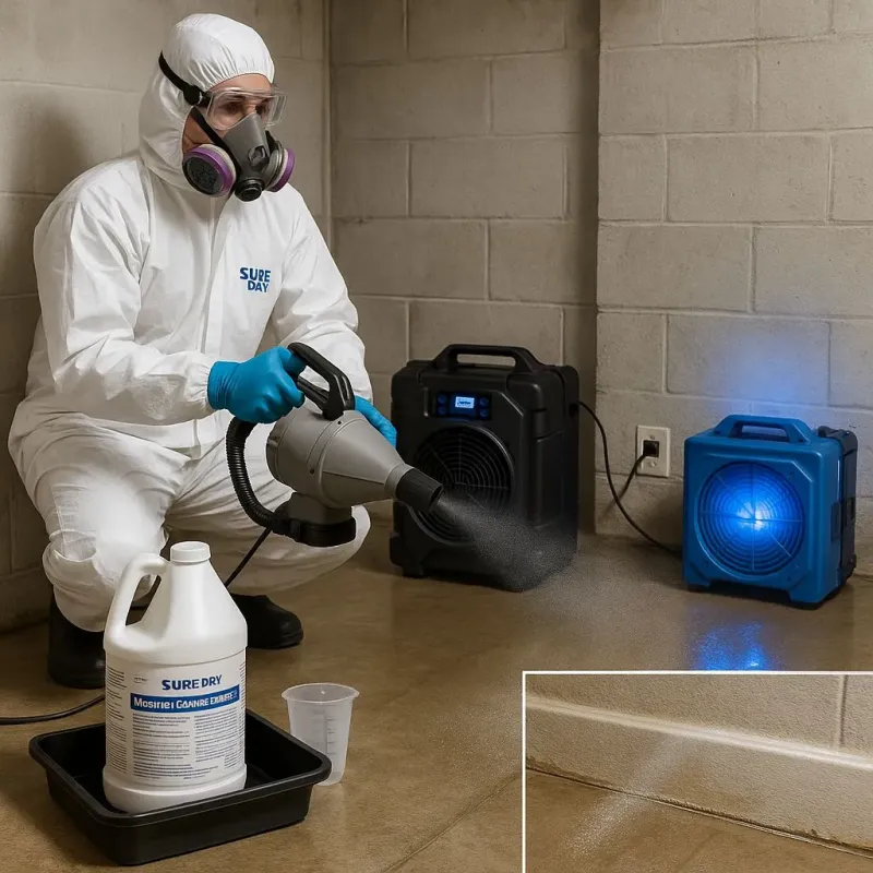 Sanitization and Odor Removal process in Sparks, TX