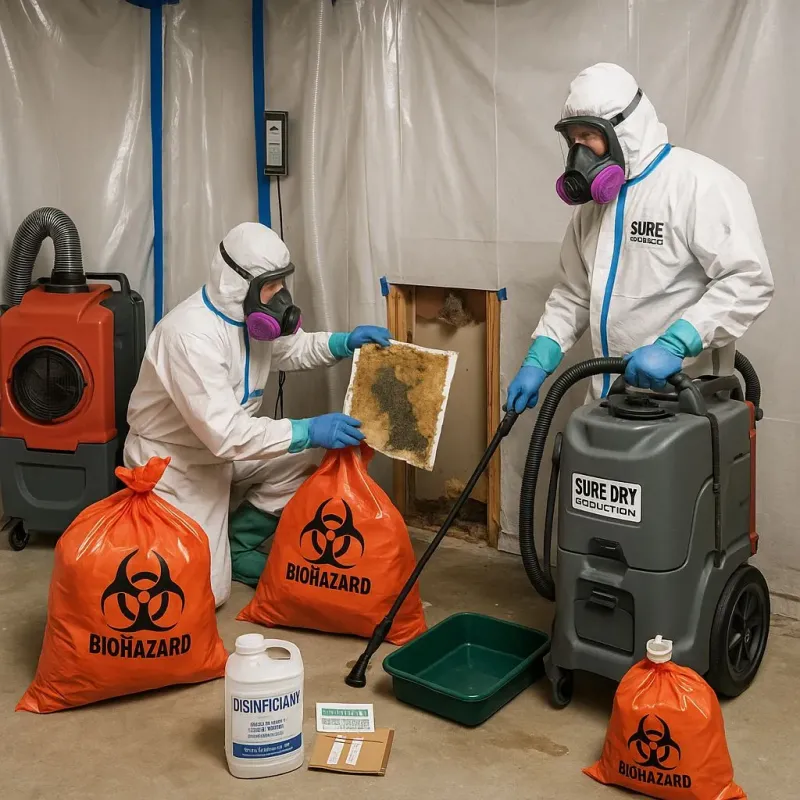 Contaminated Water Handling Protocols process in Sparks, TX