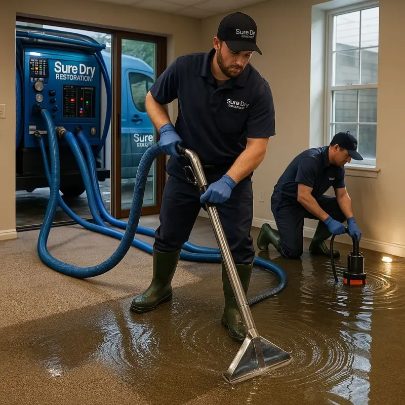 Water Extraction and Removal process in Sparks, TX